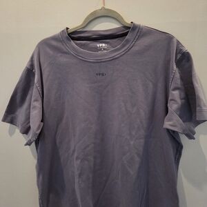 Navy Crewneck Cotton T-Shirt - Men's